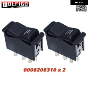 メルセデス R107 380SL 560SL 1982-1989 フロント右/左ウィンドウスイッチ 5ピン 0008208310 0028203510 002 820 35 10 000 820 83 10