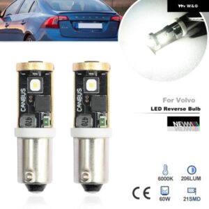 ボルボ S60 MK2 2010-2018 CANバス BAY9S H21W 12V LED バックライト バルブ 車用バックアップランプ 点滅なし 自動点灯