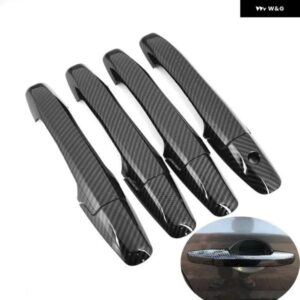 ホンダ シビック 2006 - 11 カーボン クローム カー ドアハンドル カバー 装飾 トリム スタイリング アクセサリー