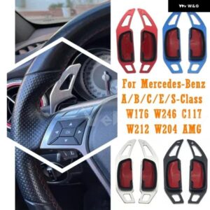 メルセデスベンツ A B C E ML GL CLA GLA GLK SL SLK クラス W176 W246 C117 W212 W204 AMG ステアリングホイール シフター パドルエクステンション
