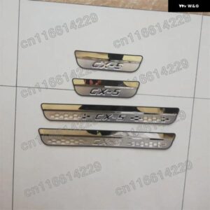 マツダ CX-5 CX5 2017 2018 ドアシル スカッフプレート ウェルカムペダル ステンレス カー スタイリング カーアクセサリー