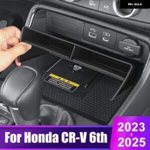 ホンダ CRV 2023 2024 2025 CR-V 第6世代ハイブリッド車用 セントラ ル コントロール 収納 ボックス カスタム オーガナイザー ボックス アクセサリー