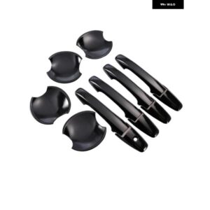 ホンダ パイロット 2009 - 14 光沢ブラッククローム車 ドアハンドル カバー 装飾 トリム スタイリング アクセサリー