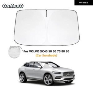 ボルボ XC40 50 60 70 80 90 車用サンシェード サンシェード フロント リアウィンドウフィルム フロントガラス バイザー カバー UVカット リフレクター