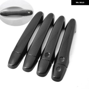 ホンダ CR-V CRV 2012 - 16 クロームカーボン車 ドアハンドル カバー トリム スタイリング アクセサリー