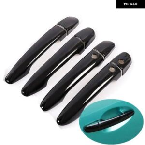 マツダ CX-4 CX4 CX 4 2015 - 20 グロスブラッククロームカー ドアハンドル カバー トリム カー スタイリング アクセサリー