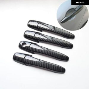 マツダ 3 2004 - 2009 マツダ 5 2006 - 2017 マツダ 6 2003 - 2015 クロームカーボン車 ドアハンドル カバー トリム アクセサリー