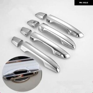 ホンダ CR-V CRV 2017 - 21 カーボン クローム カー ドアハンドル カバー トリム オーバーレイ スタイリング オートアクセサリー