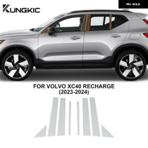 ボルボ XC40 リチャージ 2023 2024 A B ピラー リアビュー ヘッドライト カーペイント フィルム 傷防止 プレカット TPU PPF