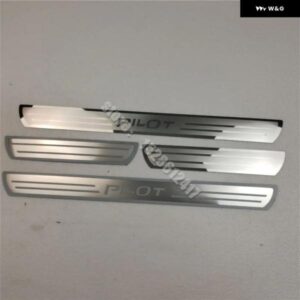 ホンダ パイロット 2014-2021 ステンレス スカッフプレート /ドアシル ドアシル スカッフプレート ウェルカムペダル カー スタイリング