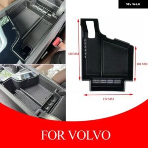 ボルボ XC90 XC60 S90 V90 2017 -2020 車用 アームレスト 収納 プレート ボックス コンテナ ホルダー トレイ アクセサリー