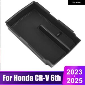 ホンダ CRV 2023 2024 2025 CR-V 第6世代 ハイブリッド車用 センター アームレスト 収納 ボックス オーガナイザー コンテナ トレイケース アクセサリー