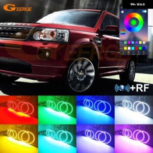 ランドローバー フリーランダー 2 LR2 L359 2006 - 11 BLUETOOTH APP マルチカラー RGB LED エンジェルアイキット ハローリング