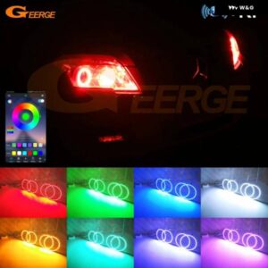 メルセデス ベンツ GLK X204 2008 - 12 BLUETOOTHアプリ コントロール マルチカラーRGB LEDエンジェルアイキット ハローリング