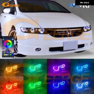ホンダ オデッセイ RB1 RB2 2003 - 08 BLUETOOTH対応アプリ マルチカラー 超高輝度 RGB LED エンジェルアイキット