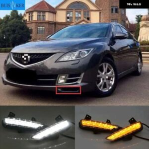 LED フォグランプ デイタイム ランニングライト DRLランプ 6 GH RUIYI 2009 - 12 フロント バンパー