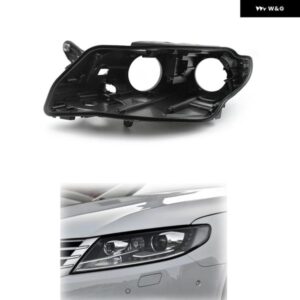 フォルクスワーゲン パサート CC 2013-2018 4ドア カー ヘッドライト バックベース ハウジング プラスチック ブラックハウス