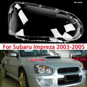 スバル インプレッサ 2003 2004 2005 車フロント ヘッドランプ カバー 防水 クリア ヘッドライト レンズ ヘッドライト シェルと交換