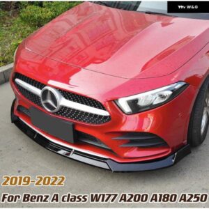 ディフューザー デフレクター フロント バンパー リップガード チン 外装 パーツ メルセデス ベンツ A クラス W177 A200 A180 A250 2019 - 22