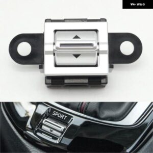 D09V66YK0 シルバー スポーツ ボタン ギア シフト レバー パネル 運転モード コントロール スイッチ マツダ 2 DJ CX-3 CX3 DK MX-5 MX5 ND ミアータ