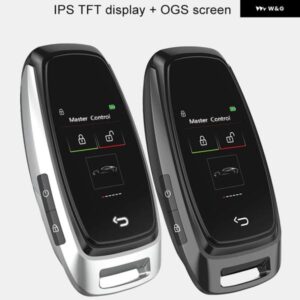 車用スマートLCDキータッチスクリーンBLUETOOTH 5.0接続キーレスエントリースムーズタッチワン ボタン スタートモデル