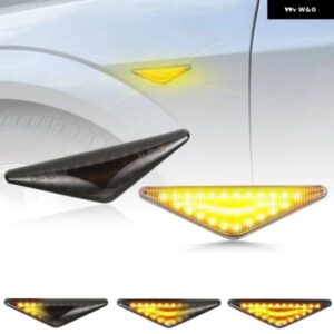 フォード フォーカス MKI 1998-2004 モンデオ MK3 2000-2007 LED サイドマーカーランプ フェンダー ウィンカー ダイナミック アンバー ライト