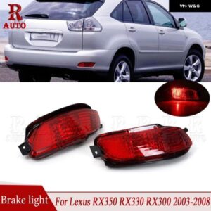 リア バンパー ブレーキライト ストップランプ テール リフレクター フォグランプ レクサス RX300 RX330 RX350 2003 - 08
