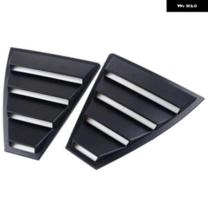 リアクォーターサイドウィンドウルーバーベントカバー トリム パネル ウィンドウ ブラインド トライアングル2017 2018