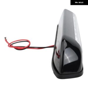 12V RV LEDオーニングポーチライト 外装 LEDランプビーズ RVキャンピングカー ブラック ABS 防水 車用ライト カーアクセサリー