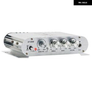 LDZS シルバーカー BLUETOOTHアンプ HIFI ホーム オーディオ 多機能 スピーカー プロフェッショナル フィーバーカー アダプター 付属 US