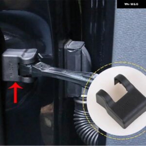 4PCS 3D ABSドアストッパー カバー VW TIGUAN MK2 2019 - 21 2018 2017 車 アウター アクセサリー