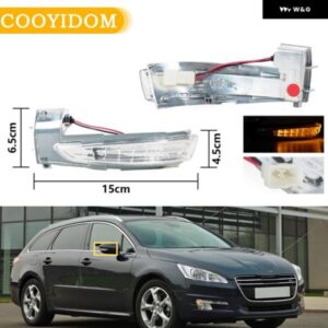 プジョー 508 SW 2010 2011-2017 LED ドアウィング バックミラー サイドライト ウィンカーライト シトロエン DS5 C4 6325J5 6325J4