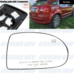 右側ヒーター付きバックミラー ガラス DODGE CALIBER/JEEP COMPASS 2007 - 12 カーアクセサリー