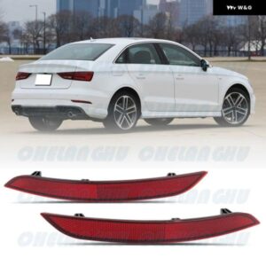 アウディ A3 セダン スポーツ 2017 - 20 リア バンパー リフレクター カーアクセサリー 8V0945105A/8VD945105D 8V0945106A/8VD945106D