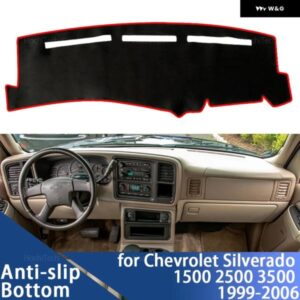 シボレー シルバラード 1500 2500 3500 1999-2006 滑り止めマット ダッシュボード カバー パッド サンシェード ダッシュマット カーペット カーアクセサリー