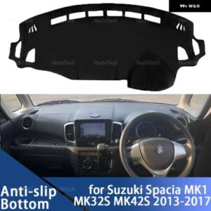 スズキ スペーシア MK1 MK32S MK42S 2013-2017 オート ダッシュボード カバー ダッシュマットボード パッド カーペットダッシュマット UVカットマット
