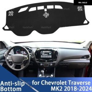 シボレー トラバース MK2 2018-2024 ダッシュボード カバー ボード 滑り止めマット パッド カーアクセサリー サンシェード カーペット ラグ