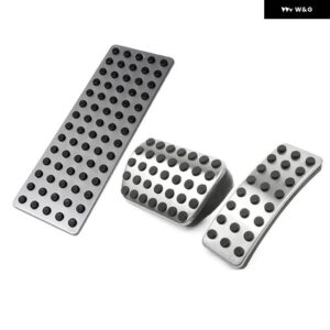 メルセデスベンツ A B CLA GLA ML GL R クラス W176 W245 W246 W251 W164 W166 X164 X166 C177 スポーツブレーキペダル パッド カバー - AT 3PCS