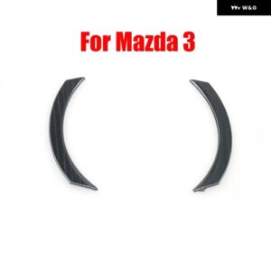 マツダ 3 BP 2019 - 24 2025 車計器 ダッシュボード ディスプレイ トリム カバー アクセサリー ステンレス - black