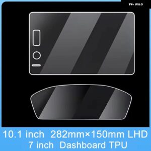 ホンダ CRV 2023 2024 2025 CR-V 第6世代 ハイブリッド 強化ガラス カーGPSナビゲーションスクリーン プロテクター フィルム ステッカー アクセサリー - 10.1 inch Dashboard