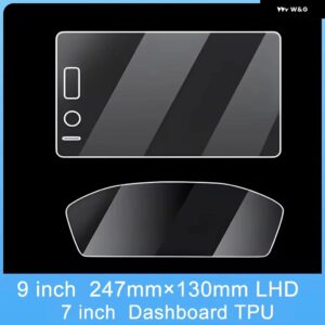 ホンダ CRV 2023 2024 2025 CR-V 第6世代 ハイブリッド 強化ガラス カーGPSナビゲーションスクリーン プロテクター フィルム ステッカー アクセサリー - 9 inch LHD Dashboard