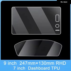 ホンダ CRV 2023 2024 2025 CR-V 第6世代 ハイブリッド 強化ガラス カーGPSナビゲーションスクリーン プロテクター フィルム ステッカー アクセサリー - 9 inch RHD Dashboard