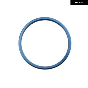 マツダ 3 6 CX3 CX-3 CX-5 CX5 CX8 CX 9 アクセラ 2017-2020 車用 ステアリングホイール トリム サークル スパンコール カバー ステッカー アクセサリー - blue