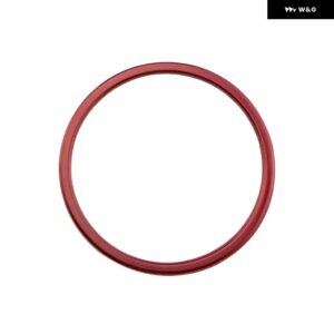 マツダ 3 6 CX3 CX-3 CX-5 CX5 CX8 CX 9 アクセラ 2017-2020 車用 ステアリングホイール トリム サークル スパンコール カバー ステッカー アクセサリー - red