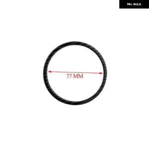 マツダ 3 6 CX3 CX-3 CX-5 CX5 CX8 CX 9 アクセラ 2017-2020 車用 ステアリングホイール トリム サークル スパンコール カバー ステッカー アクセサリー - carbon fiber