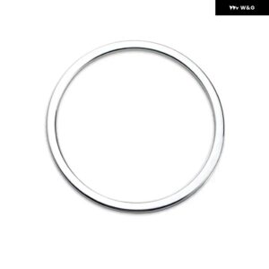 マツダ 3 6 CX3 CX-3 CX-5 CX5 CX8 CX 9 アクセラ 2017-2020 車用 ステアリングホイール トリム サークル スパンコール カバー ステッカー アクセサリー - Bright Silver