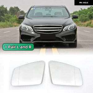 ミラー ヒーター付きサイドミラー ガラス製バックミラー レンズ メルセデスベンツ A B C E GLA CLA GLK CLS W176 W246 W212 W204 W221 W218 - 1 right and 1 Left