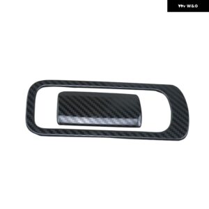 マツダ 3 BP 2019 - 24 2025 ステンレス 車用 収納 ボックス 副パイロットハンドルボウルカバー トリム アクセサリー - carbon fiber