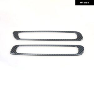 マツダ 3 BP CX30 CX-30 DM 2019 - 24 2025 カーフロントウィンドウ エアコン 吹き出し口カバー アクセサリー - carbon fiber