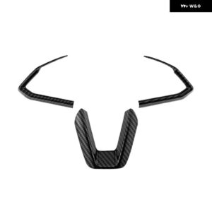 マツダ 2 3 6 デミオ CX3 CX-3 CX-5 CX7 CX9 アクセラ アテンザ 2017-2019 車内 ステアリングホイール フレーム カバー トリム アクセサリー - ABS carbon fibre